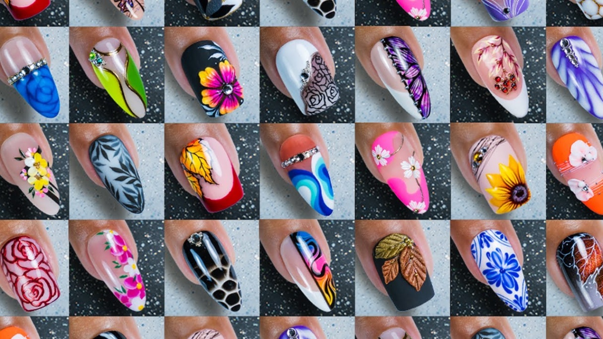 amazing nail designs Bulan 2 + Best Nail Art Ideas Tutorial  Beautiful Nail Art Compilation #natdenail