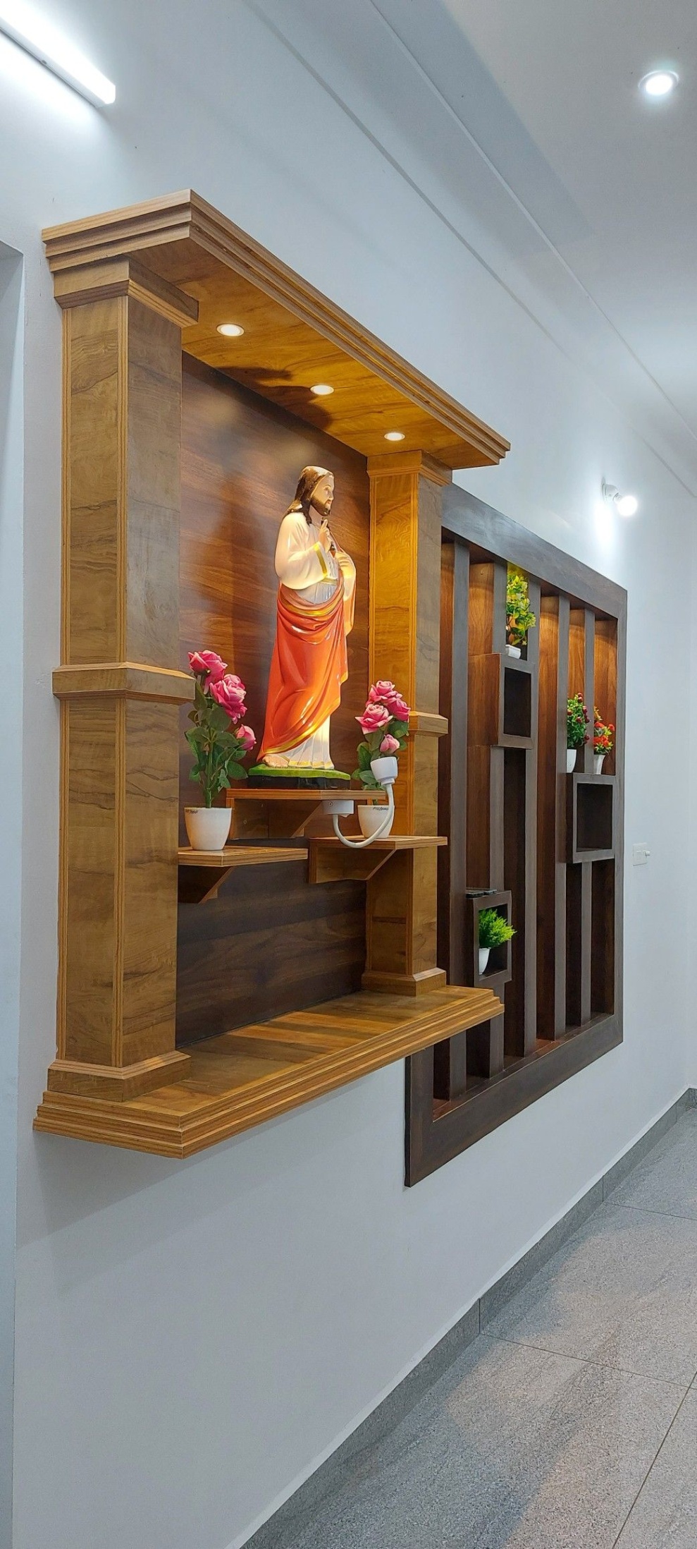 altar home design Bulan 2 Pin by Anandhu Nandhu on ARA interiors  Catholic decor, Temple